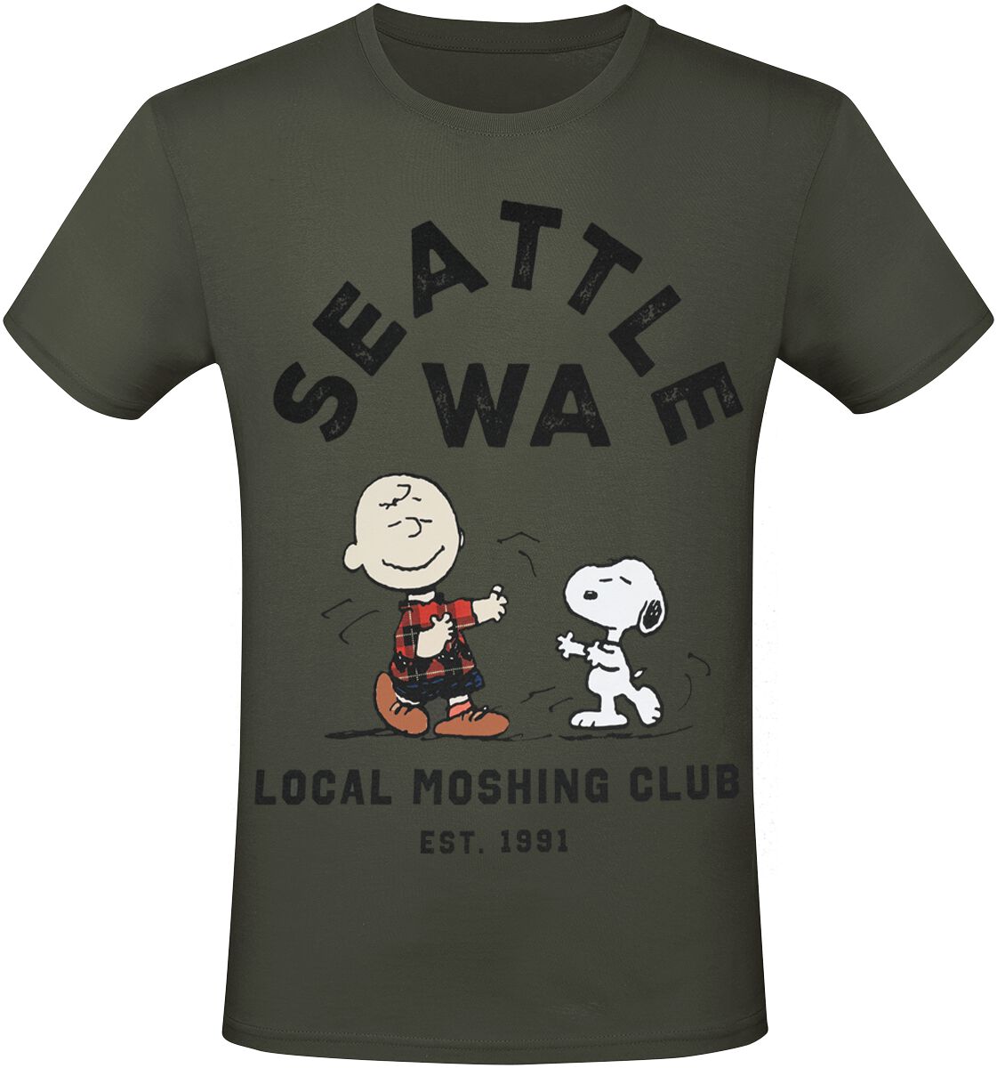 4068143180610 - SEATTLE WA - Local Moshing Club T-Shirt khaki in S