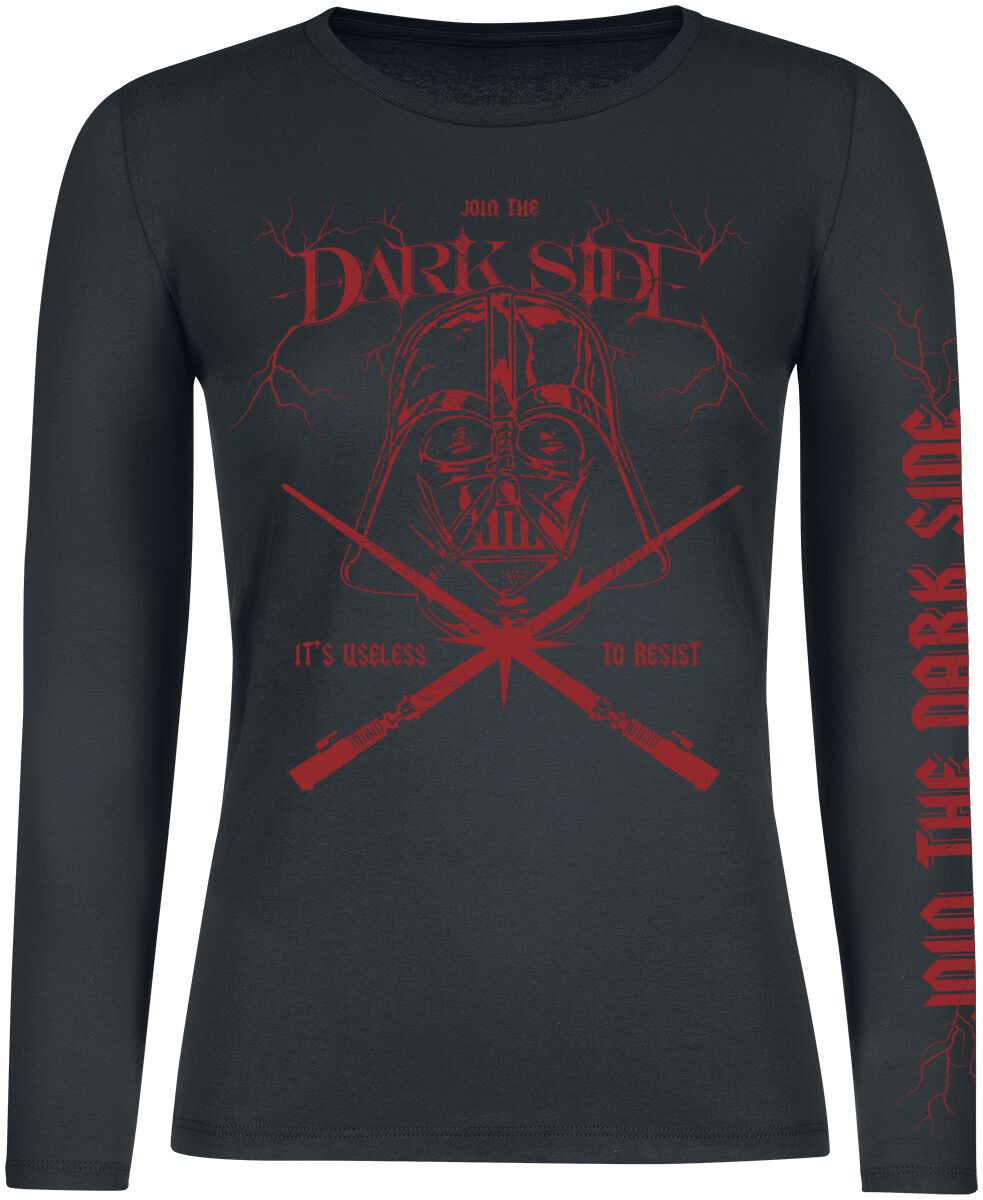 4068143180832 - Dark Side Langarmshirt schwarz in S