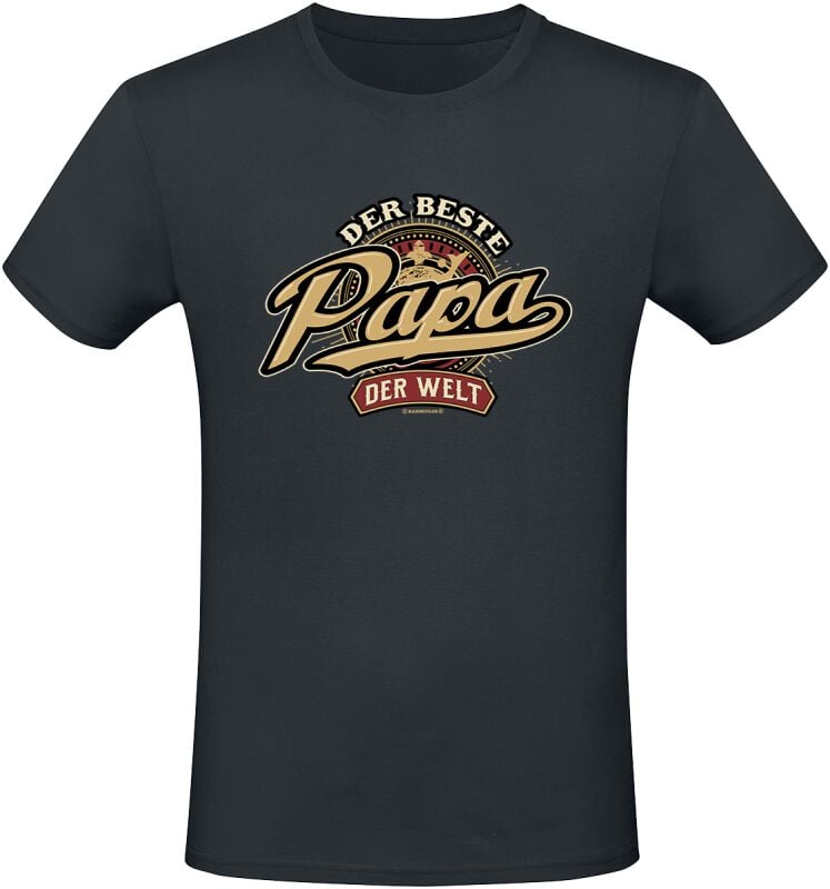 4068143184571 - Der beste Papa der Welt T-Shirt schwarz in M