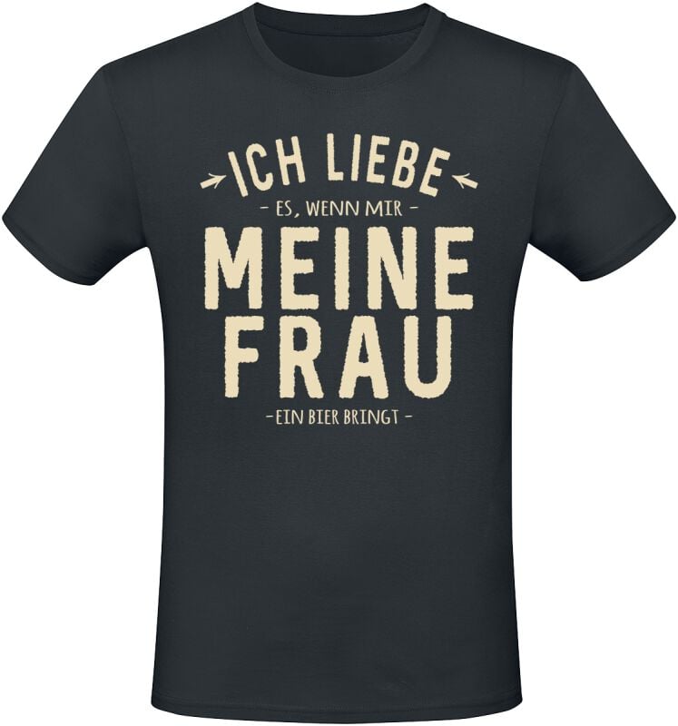 4068143185493 - Ich liebe es wenn mir meine Frau ein Bier bringt T-Shirt schwarz in 3XL 4068143185493 - Ich liebe es wenn mir meine Frau ein Bier bringt T-Shirt schwarz in 3XL