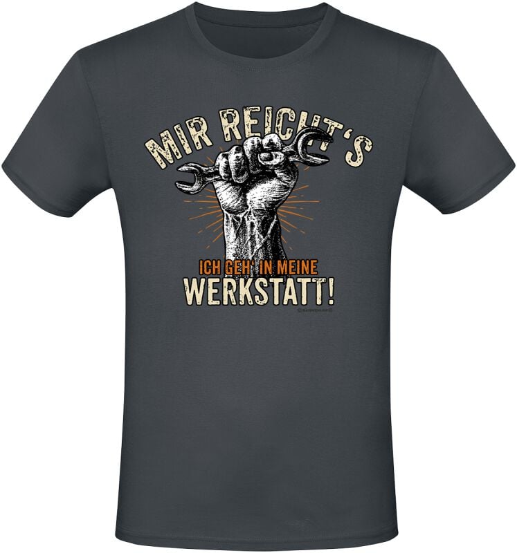 4068143186353 - Mir reicht´s - Ich geh´ in meine Werkstatt! T-Shirt grau in M