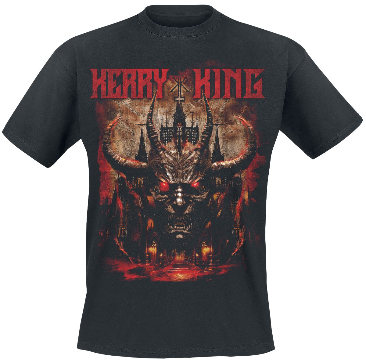 4068143187329 - Cathedral Demon T-Shirt schwarz in 4XL