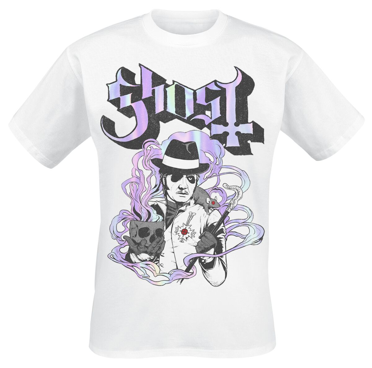 4068143187800 - Rat Smoke T-Shirt weiß in S