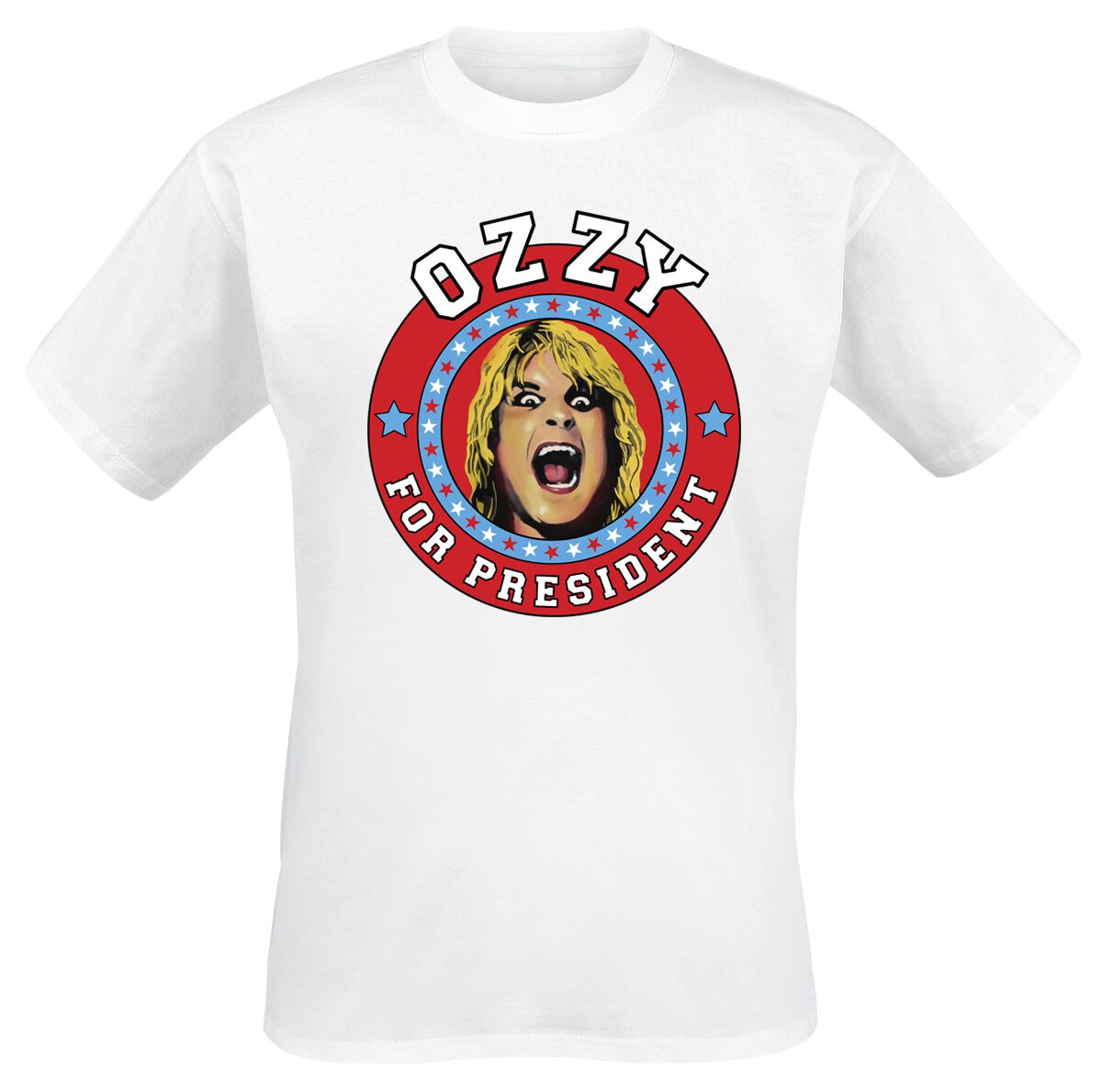 4068143188159 - Ozzy For President T-Shirt weiß in S