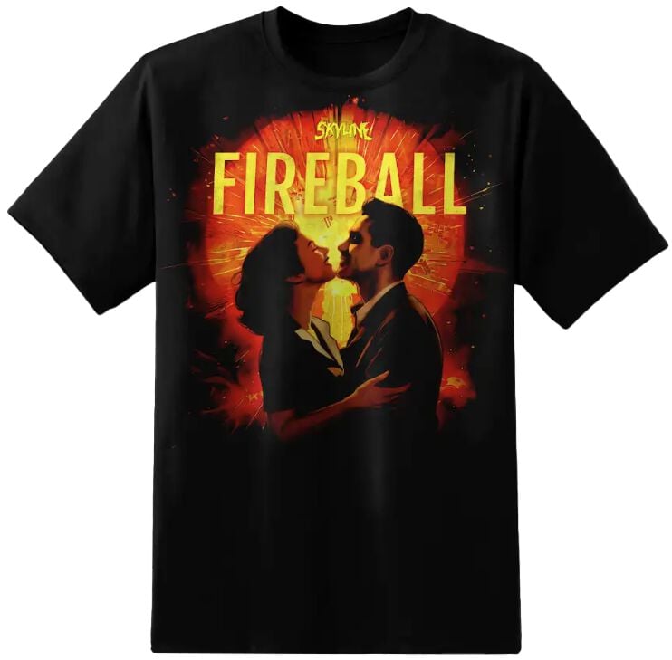 4068143193627 - Human Monster   Fireball T-Shirt schwarz in S