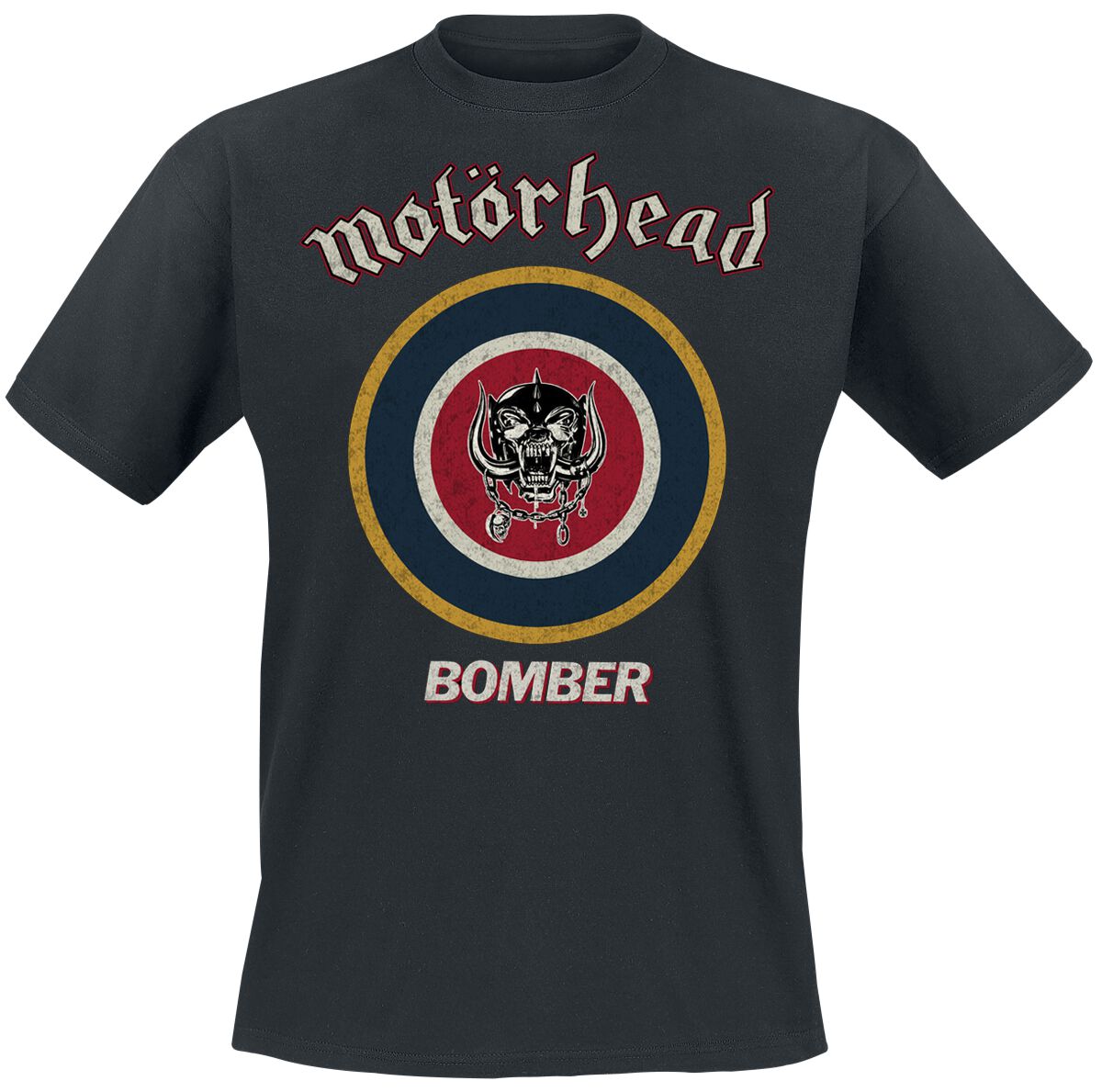 4068143196734 - Bomber Target T-Shirt schwarz in S