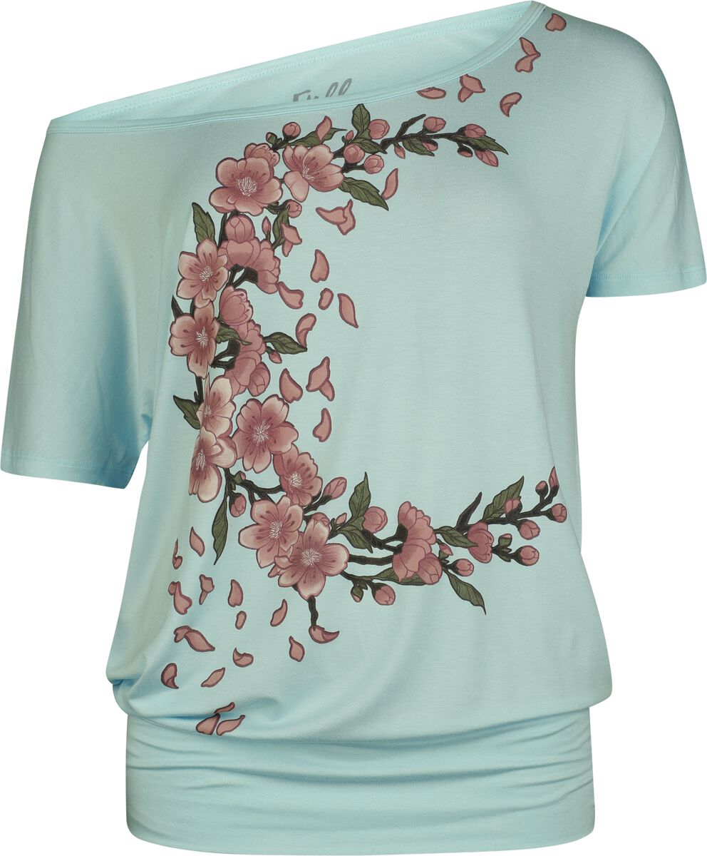 4068143196994 - T-Shirt With Flower Spree T-Shirt mint in S