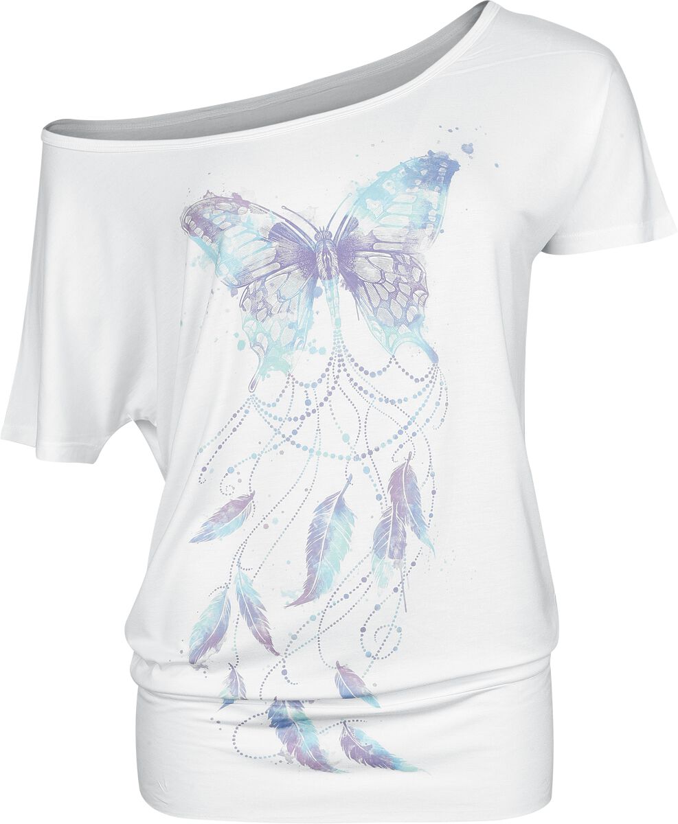 4068143197144 - Carried by Wings T-Shirt weiß in S 4068143197144 - Carried by Wings T-Shirt weiß in S