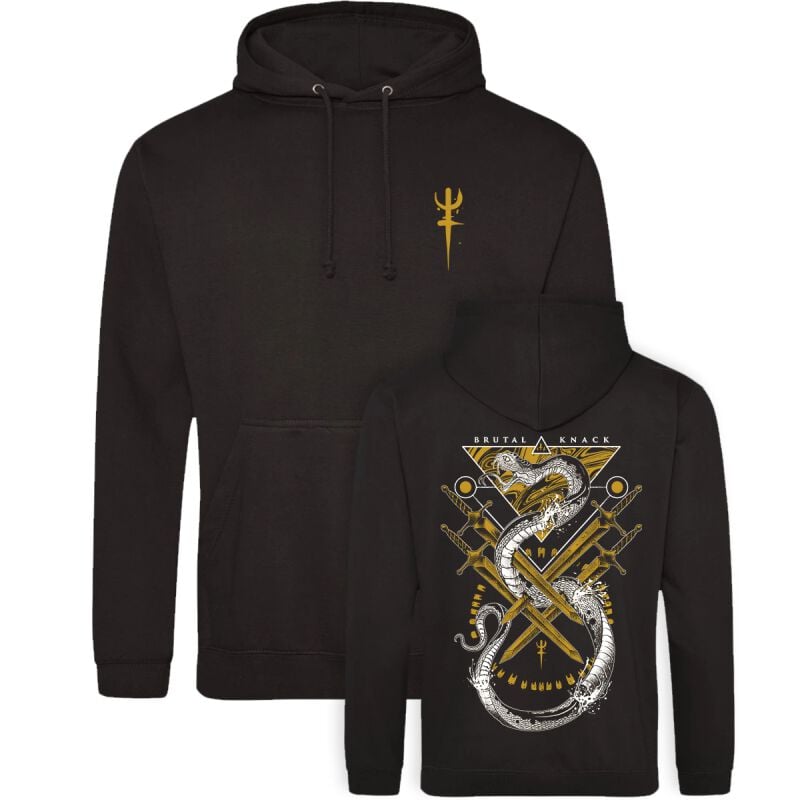 4068143197861 - Snake Hoodie Kapuzenpullover schwarz in L