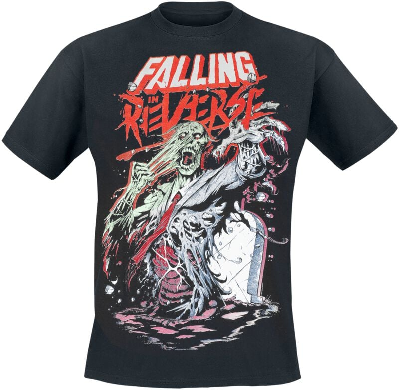 4068143198219 - Drippy Smile T-Shirt schwarz in XXL