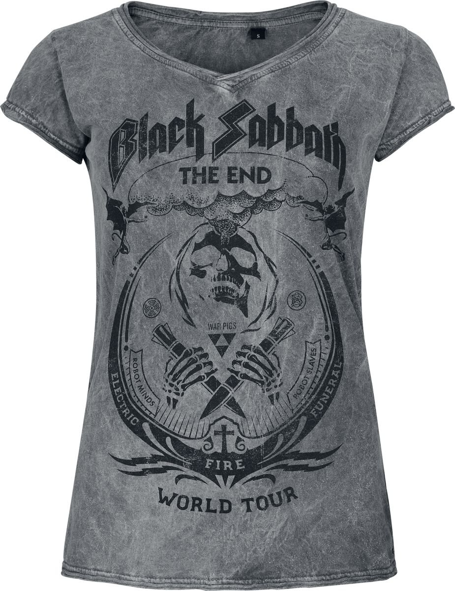 4068143198691 - The end T-Shirt grau in S