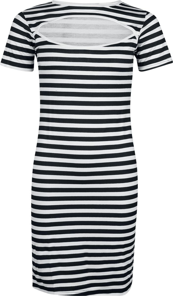 4068143200387 -  Kurzes Kleid schwarz weiß in XXL