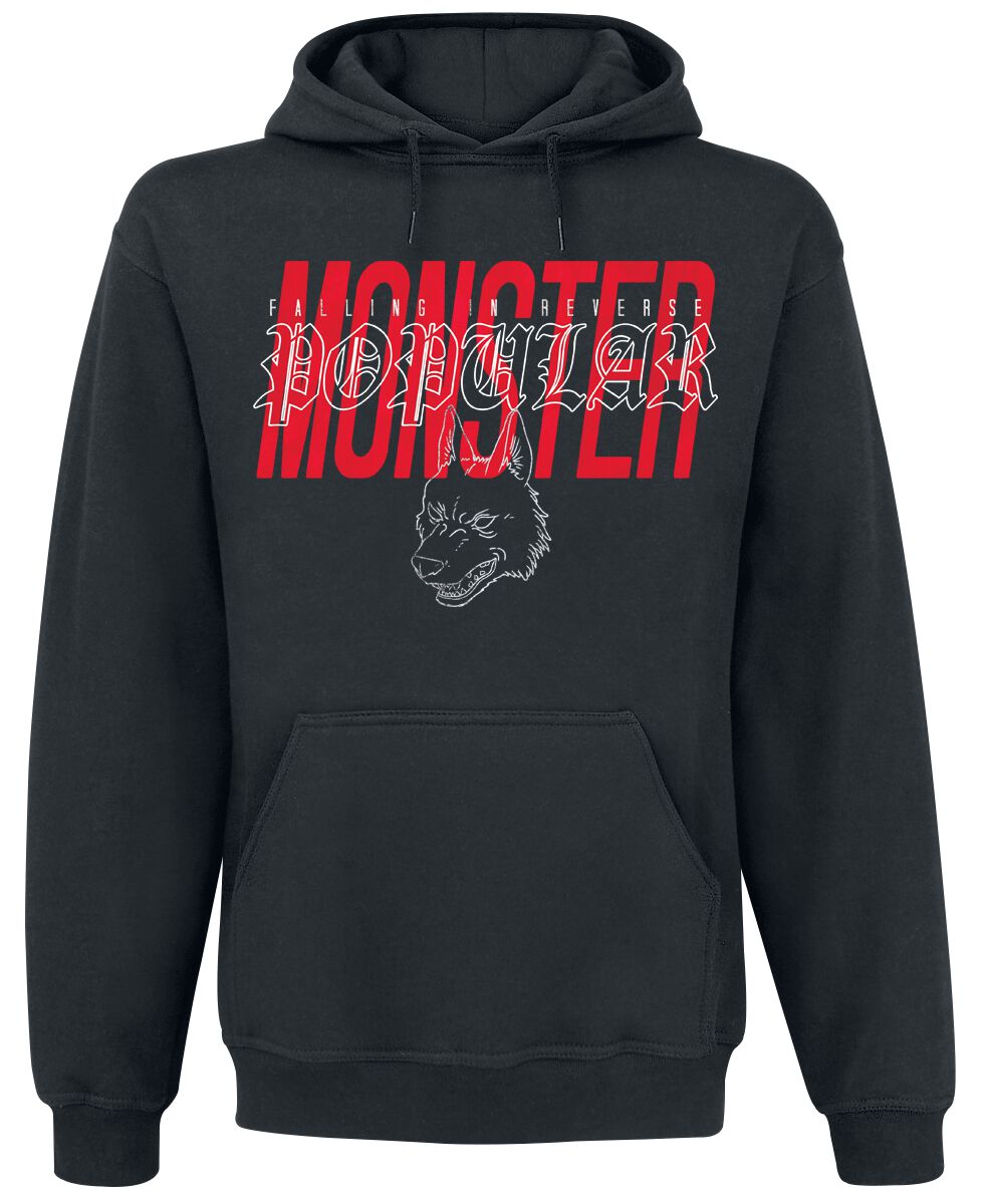 4068143202367 - Monster Kapuzenpullover schwarz in S