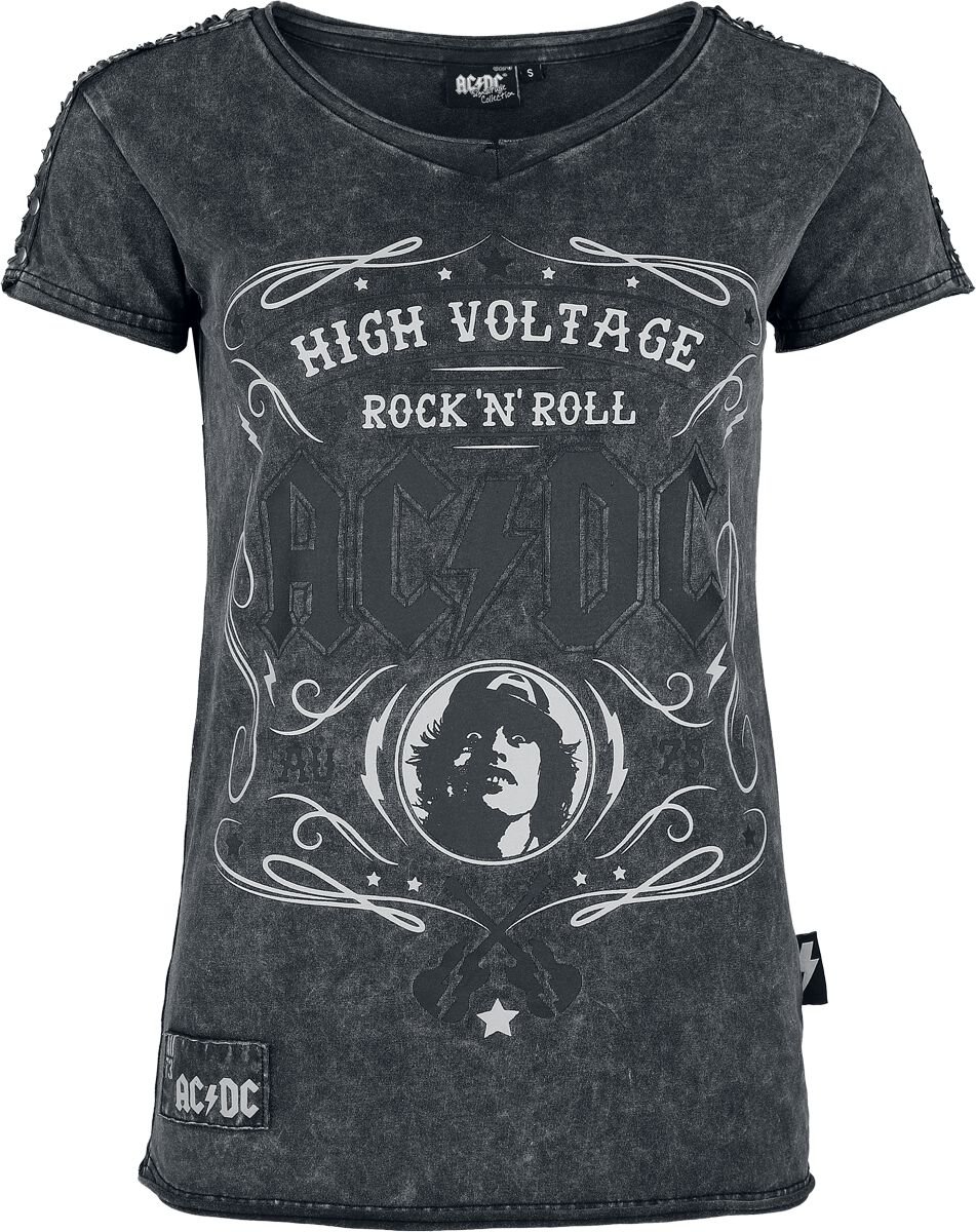 4068143204224 - AC DC EMP Signature Collection T-Shirt grau in S 4068143204224 - AC DC EMP Signature Collection T-Shirt grau in S