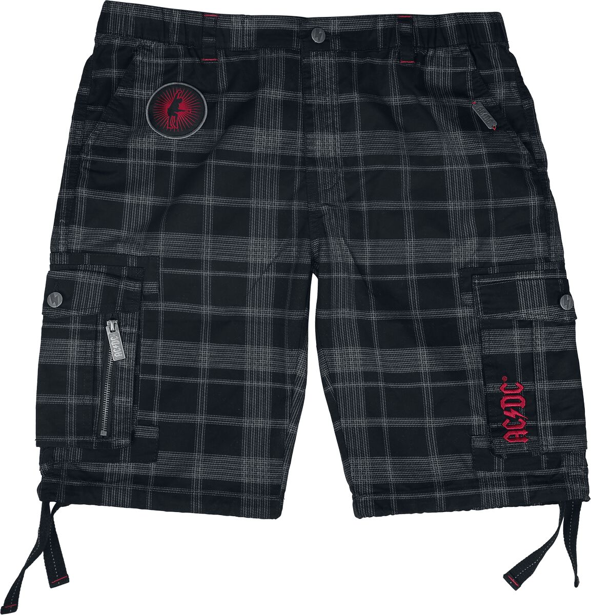 4068143204347 - AC DC EMP Siganture Collection Short schwarz grau in M 4068143204347 - AC DC EMP Siganture Collection Short schwarz grau in M