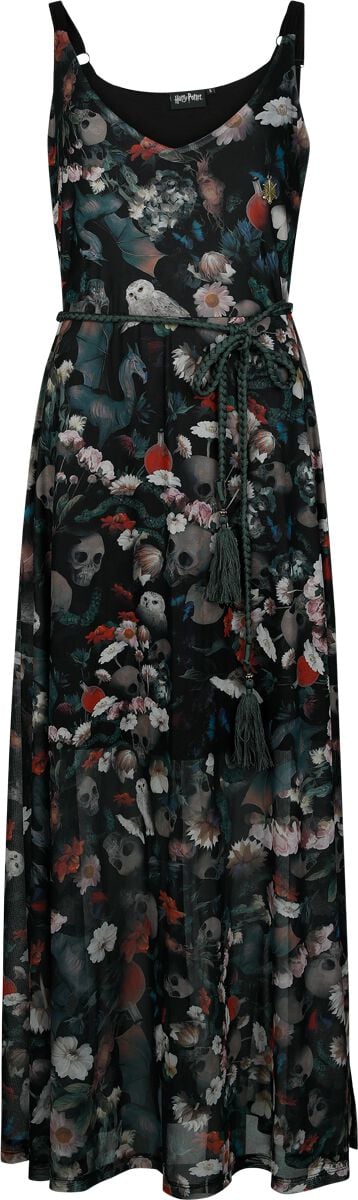 4068143204538 - Forbidden Forest Vibes Langes Kleid multicolor in XXL 4068143204538 - Forbidden Forest Vibes Langes Kleid multicolor in XXL