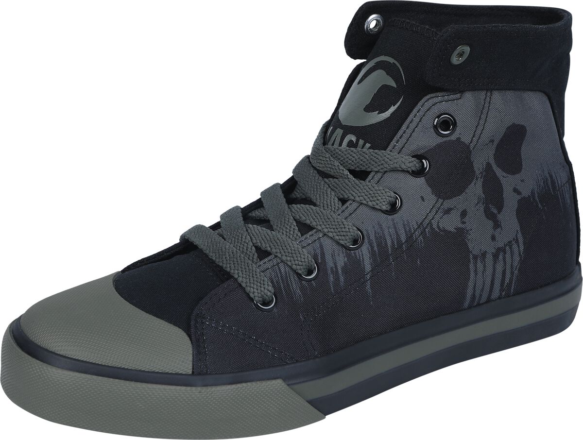 4068143205344 - Sneaker with Skull Print Sneaker high schwarz in EU42