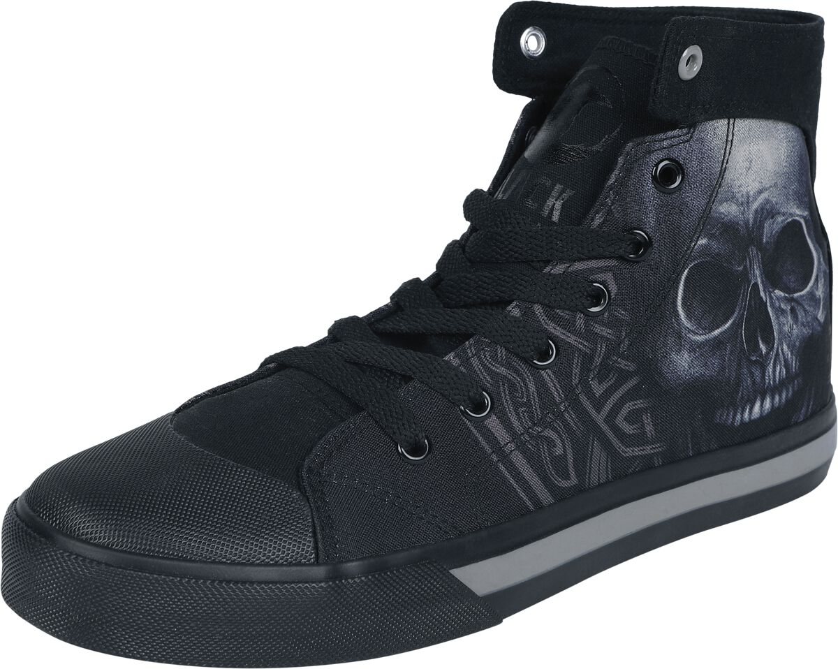 4068143205405 - Sneaker with Skull Print Sneaker high schwarz in EU37