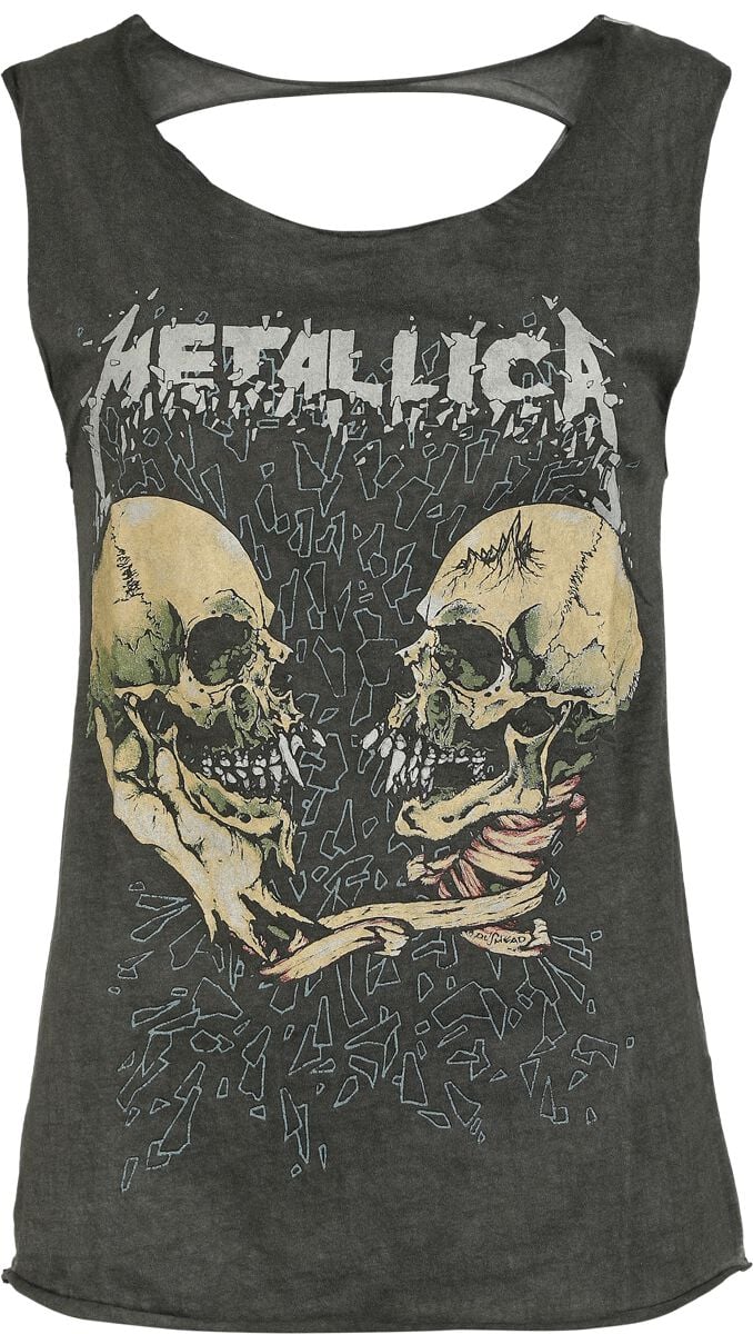 4068143205955 - Metallica EMP Signature Collection Top dunkelgrau in XL