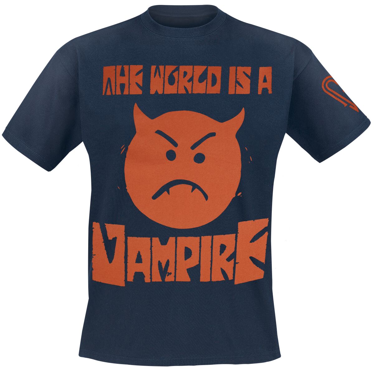 4068143205986 - World I a Vampire - Tour Shirt T-Shirt navy in S