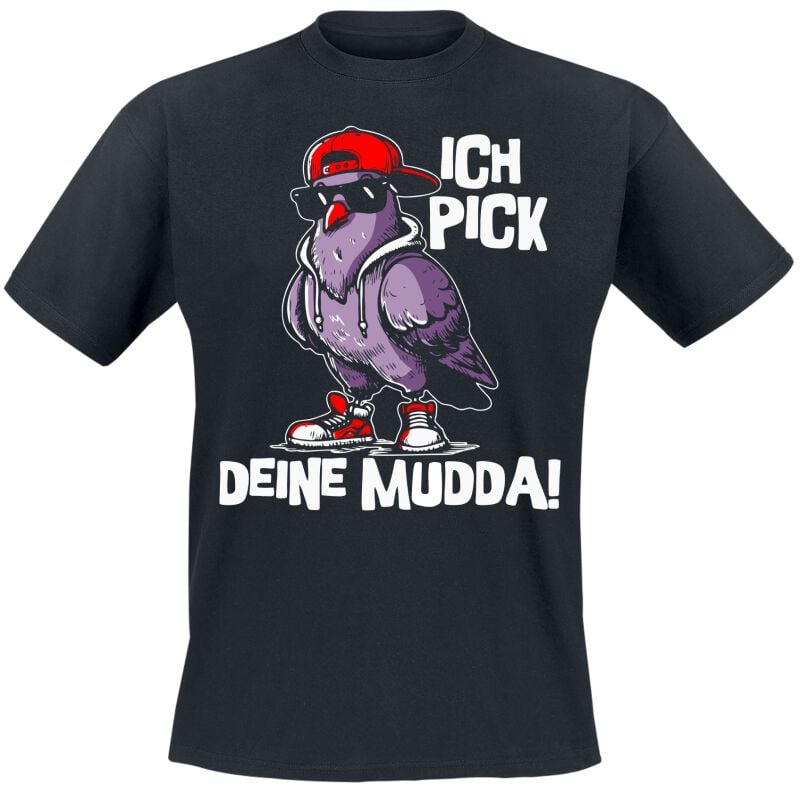 4068143206570 - Ich pick deine Mudda T-Shirt schwarz in M