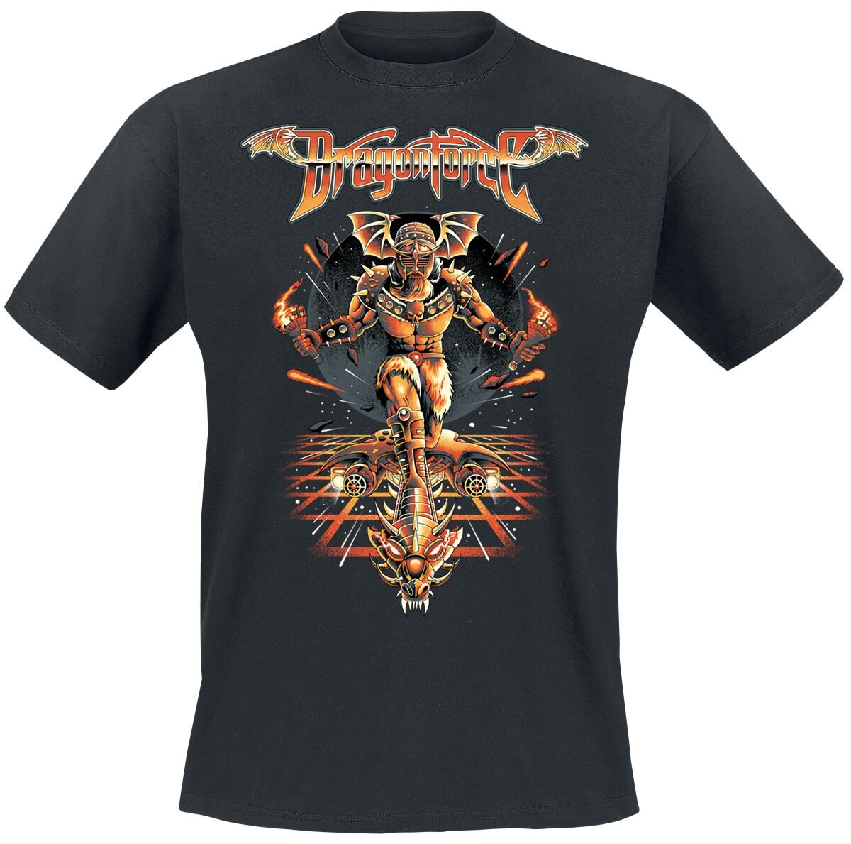 4068143207737 - Viking Guitar Surfer T-Shirt schwarz in S