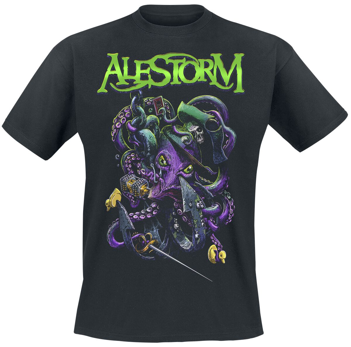 4068143207904 - Octopus T-Shirt schwarz in 3XL 4068143207904 - Octopus T-Shirt schwarz in 3XL