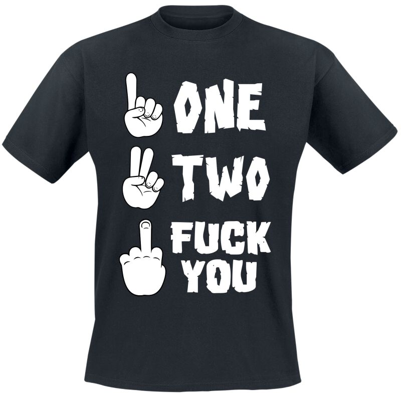 4068143209021 - One Two Fuck You T-Shirt schwarz in XXL