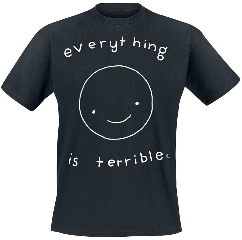 4068143210928 - everything is terrible T-Shirt schwarz in 3XL