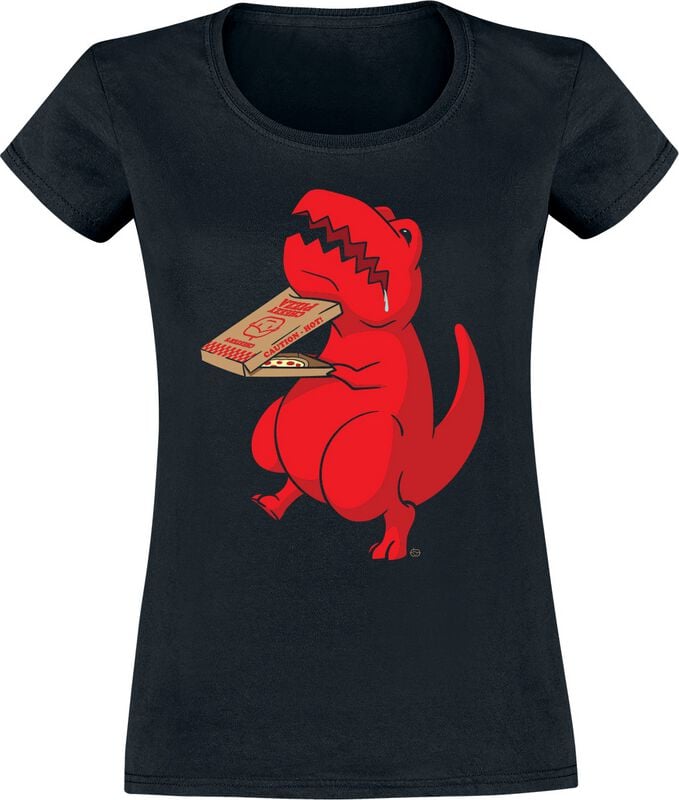 4068143211536 - hungry rex T-Shirt schwarz in S