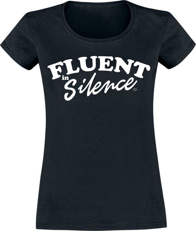 4068143211741 - Fluent In Silence T-Shirt schwarz in S