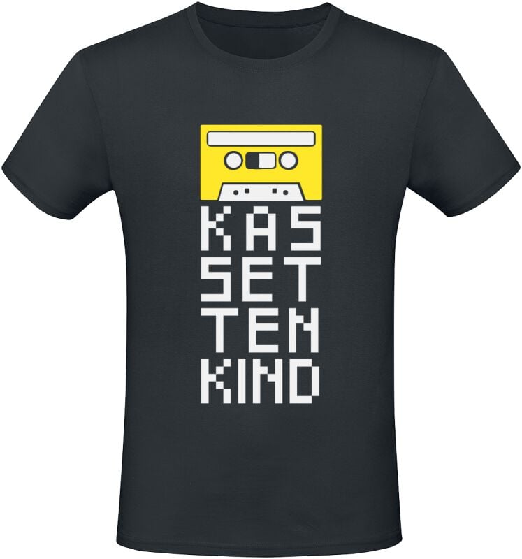 4068143212977 - Kassetten Kind T-Shirt schwarz in M