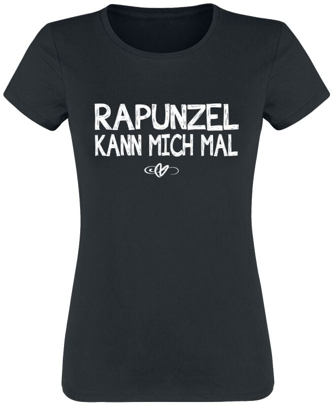 4068143214643 - Rapunzel kann mich mal T-Shirt schwarz in M