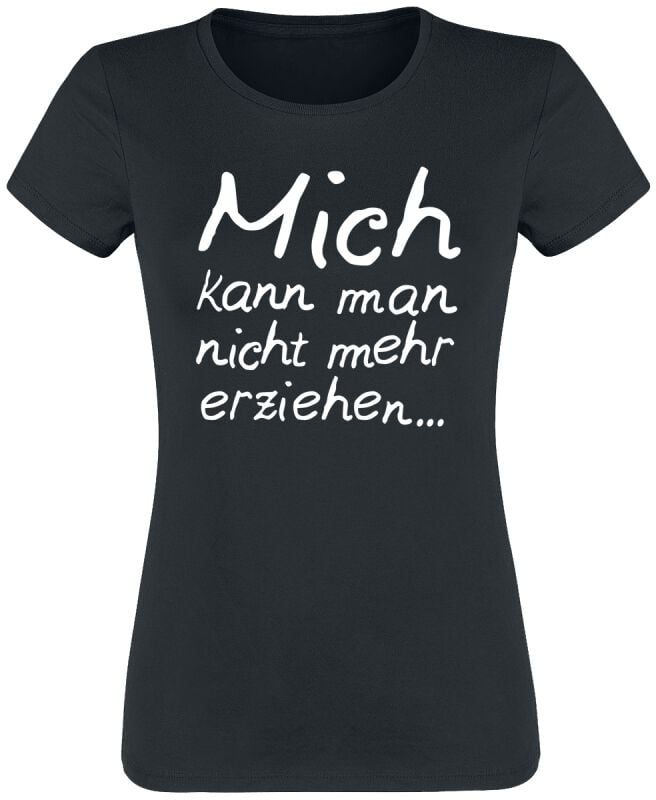 4068143214841 - Mich kann man nicht mehr erziehen T-Shirt schwarz in XXL 4068143214841 - Mich kann man nicht mehr erziehen T-Shirt schwarz in XXL