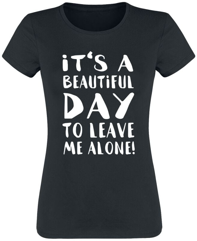 4068143215213 - Its A Beautiful Day To Leave Me Alone T-Shirt schwarz in L 4068143215213 - Its A Beautiful Day To Leave Me Alone T-Shirt schwarz in L