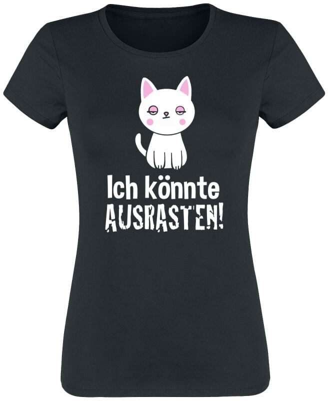 4068143216012 - Ich könnte AUSRASTEN! T-Shirt schwarz in S