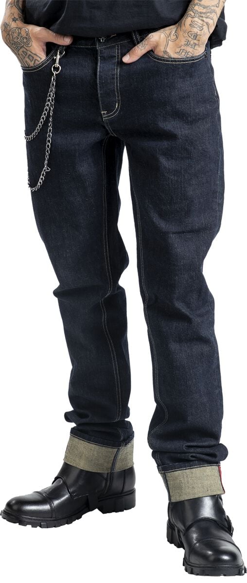 4068143216449 - Rock Rebel X Lucky 13 - Jeans Jeans blau in W31L32 4068143216449 - Rock Rebel X Lucky 13 - Jeans Jeans blau in W31L32
