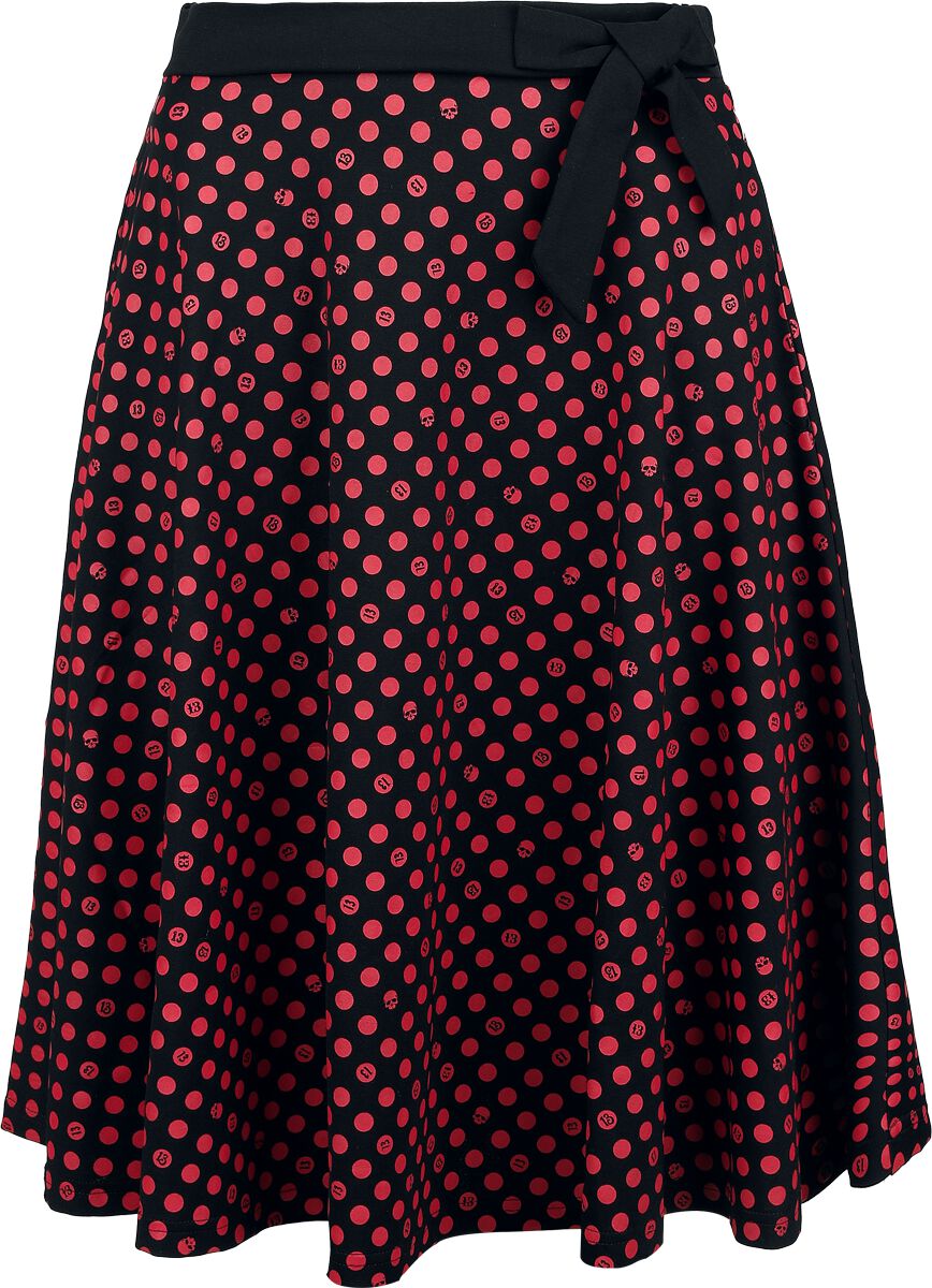 4068143216678 - Rock Rebel X Lucky 13 - Skirt Mittellanger Rock schwarz in L 4068143216678 - Rock Rebel X Lucky 13 - Skirt Mittellanger Rock schwarz in L