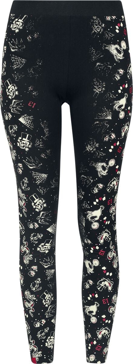4068143216739 - Rock Rebel X Lucky 13 - Leggings Leggings schwarz in XL