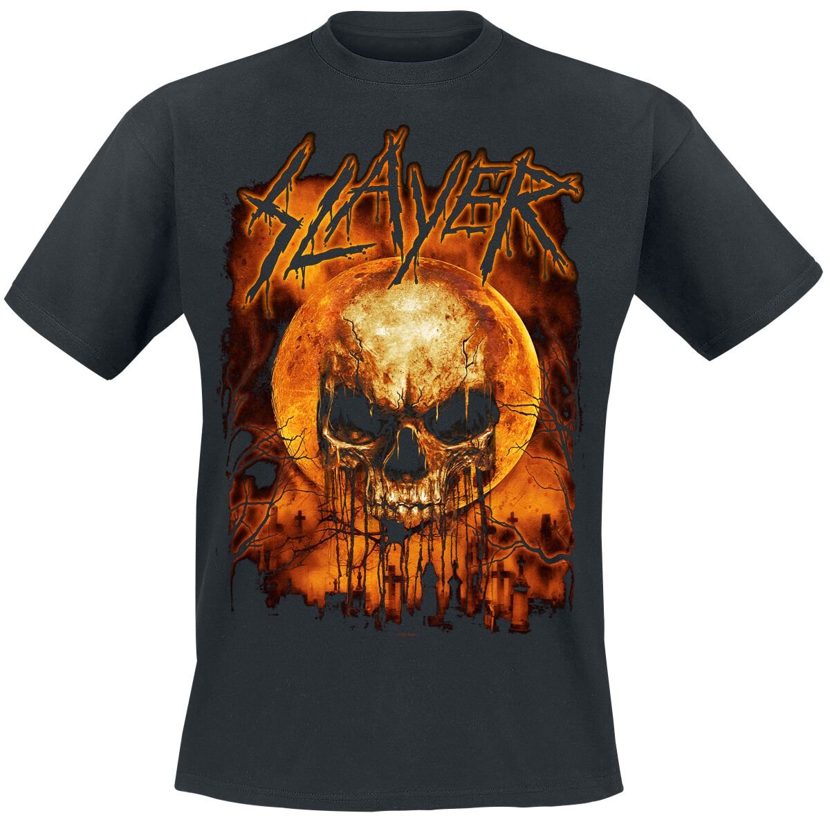 4068143217217 - Moonskull Halloween T-Shirt schwarz in S