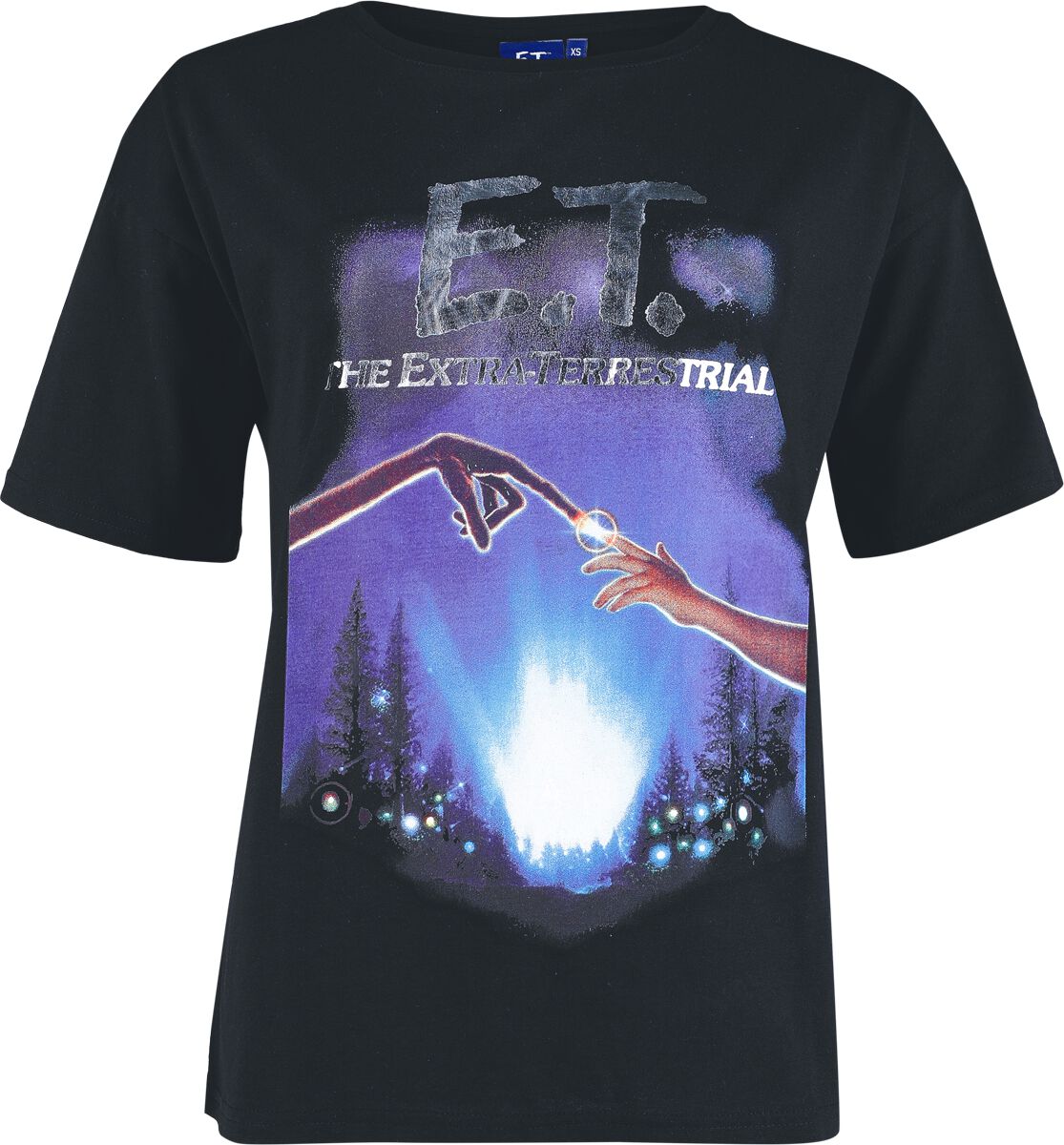 4068143220149 - ET - The Extra-Terrestrial - Poster T-Shirt schwarz in XS