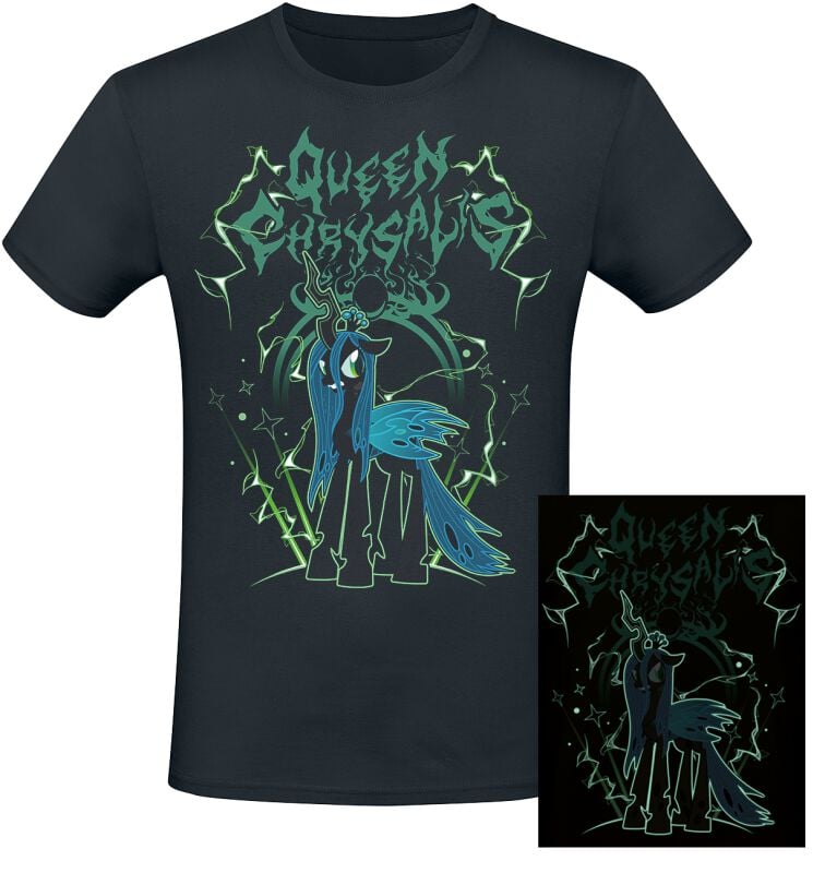 4068143220200 - Queen Crysalis - Glow In The Dark T-Shirt schwarz in S