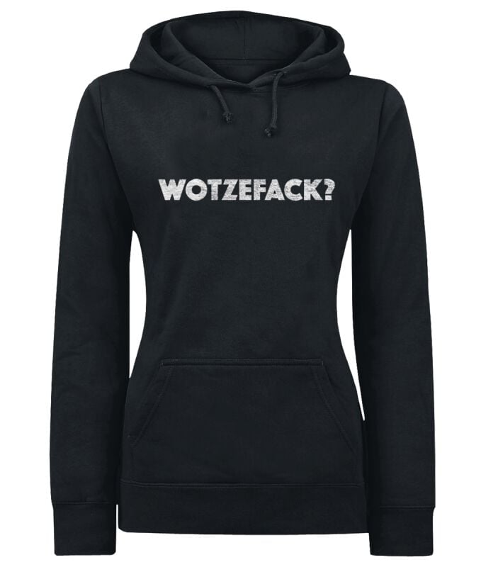 4068143220323 - Wotzefack? Kapuzenpullover schwarz in L