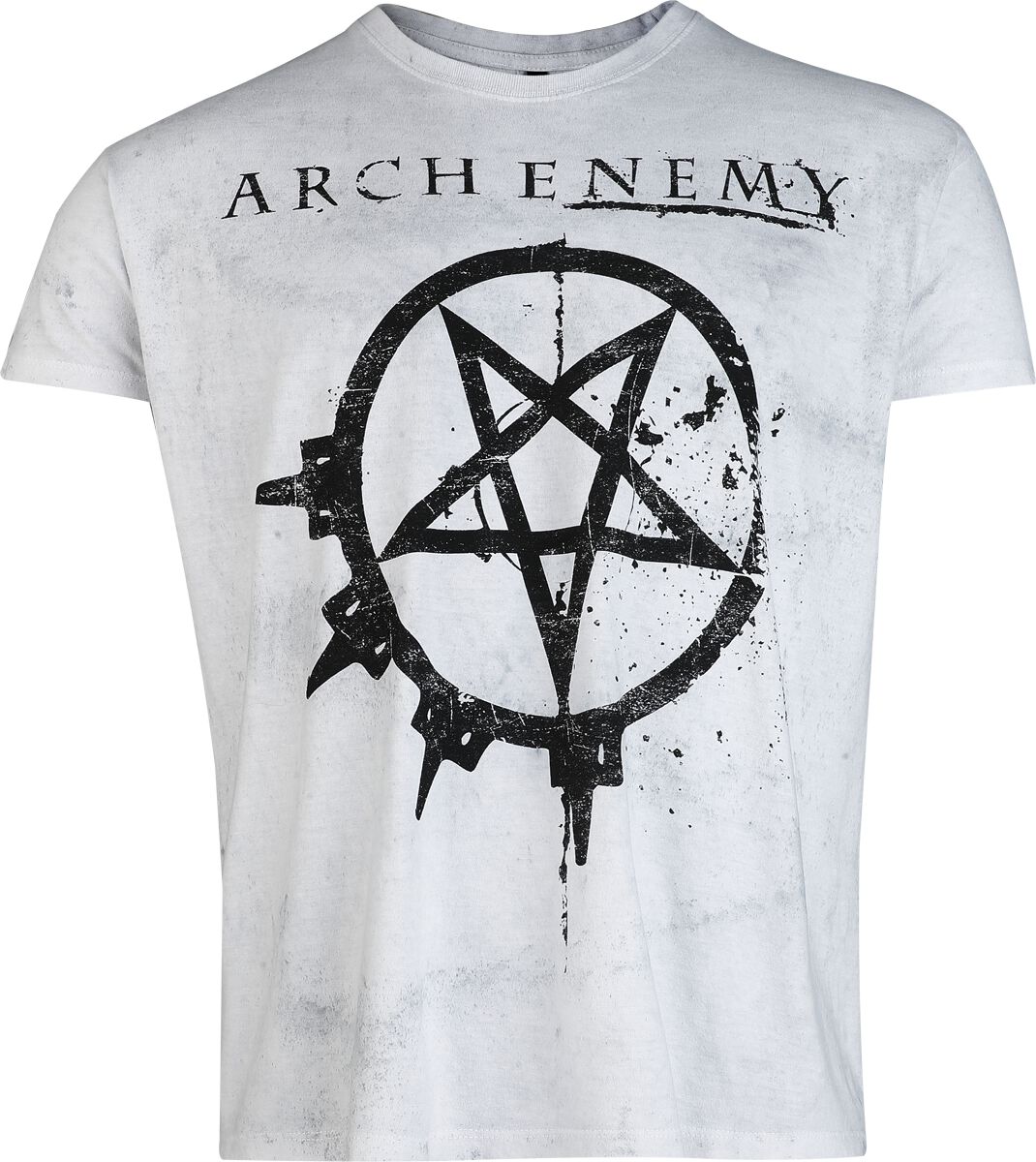 4068143220804 - Pure Fucking Metal T-Shirt weiß grau in S