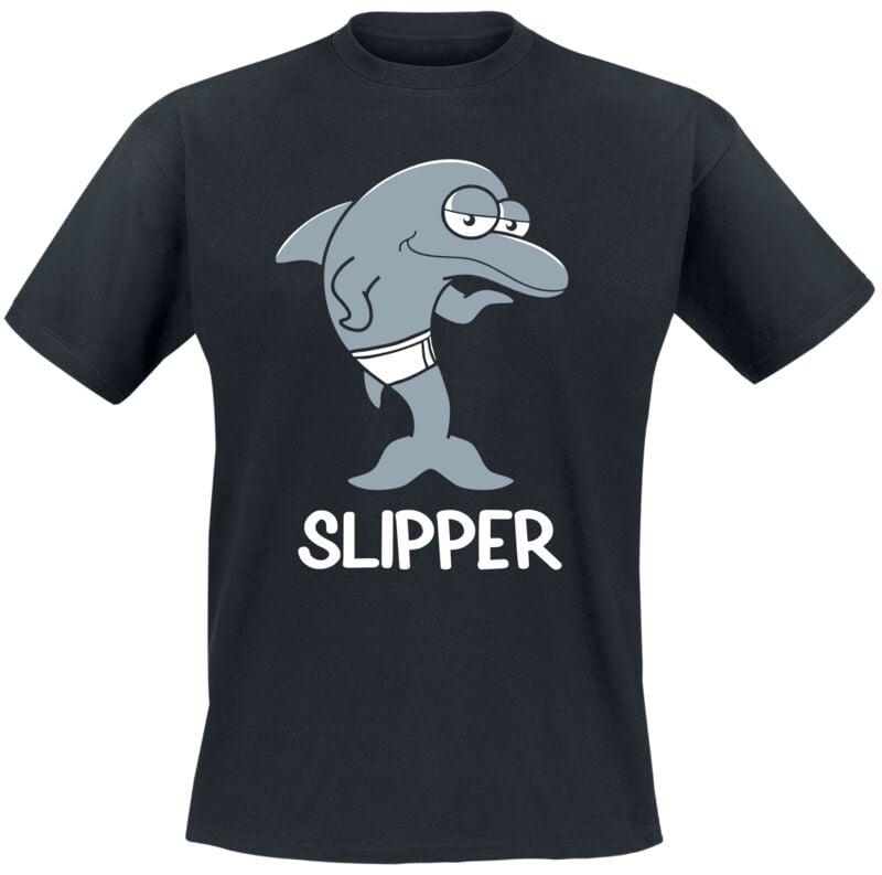 4068143222631 - Slipper T-Shirt schwarz in M