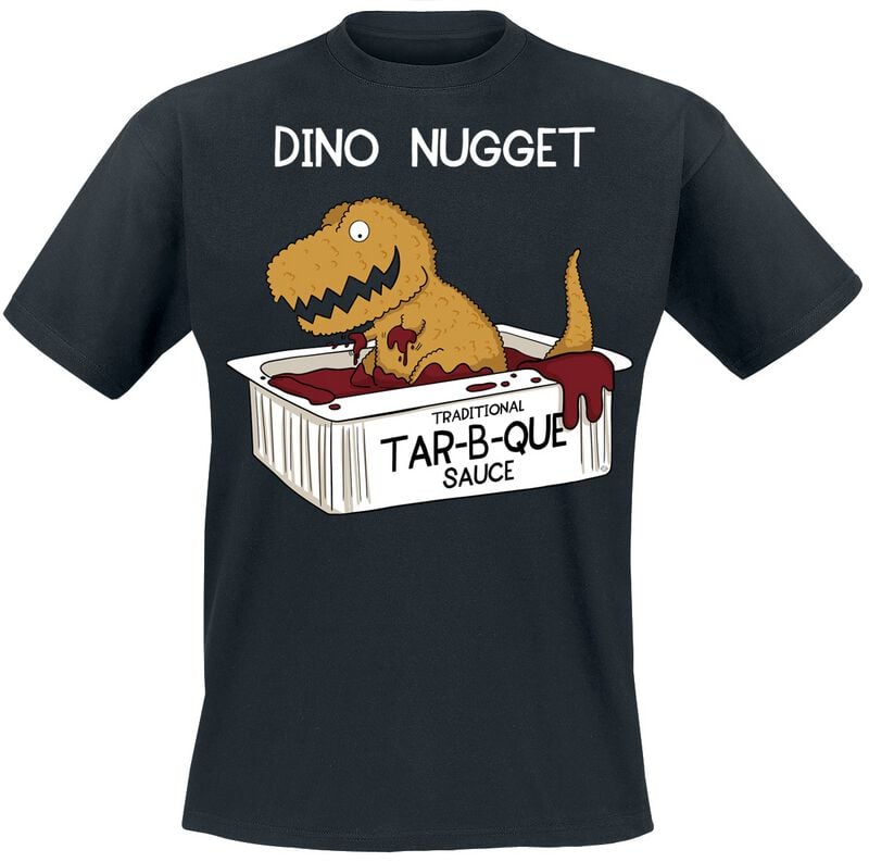 4068143224383 - Dino Nuffet T-Shirt schwarz in M