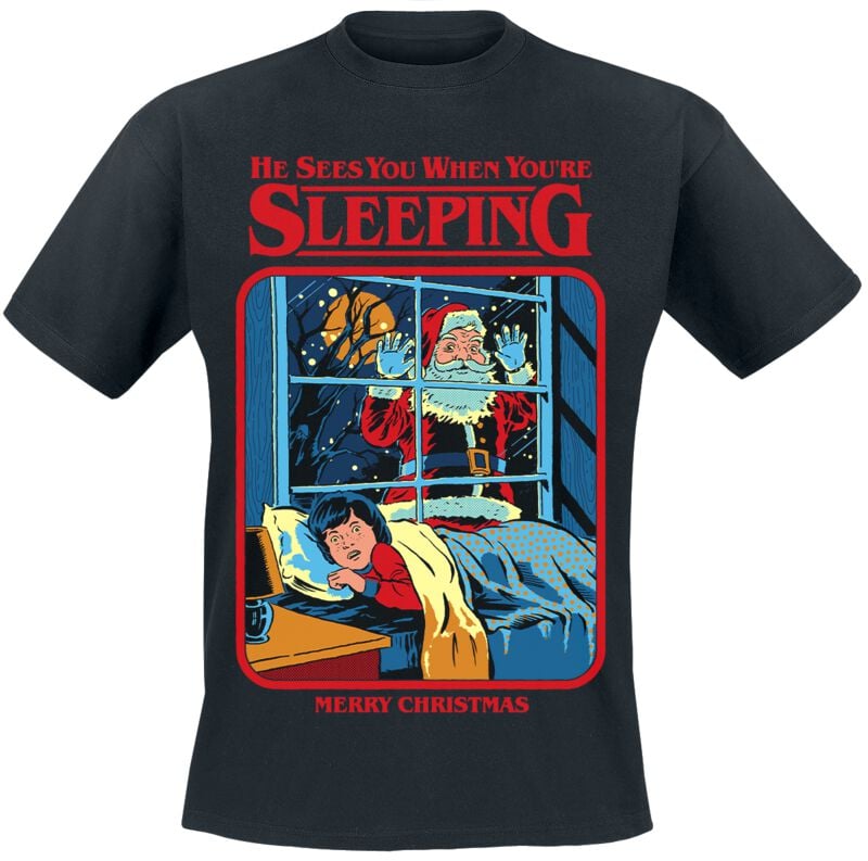 4068143224482 - He see´s you when you´re sleeping T-Shirt schwarz in M