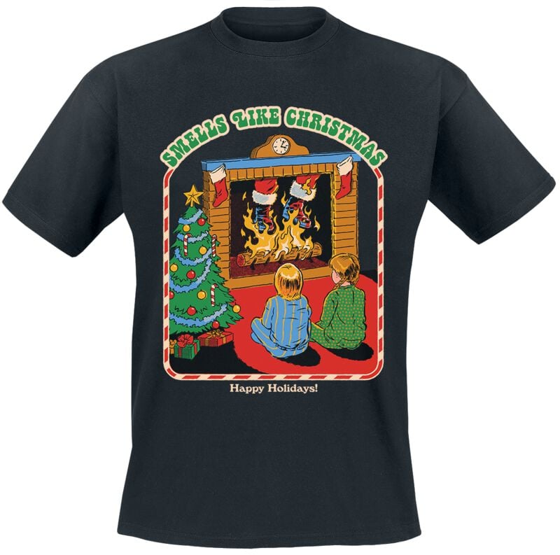 4068143224536 - Smells like Christmas T-Shirt schwarz in M