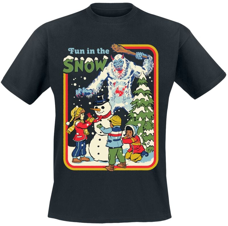 4068143224581 - Fun in the snow T-Shirt schwarz in M