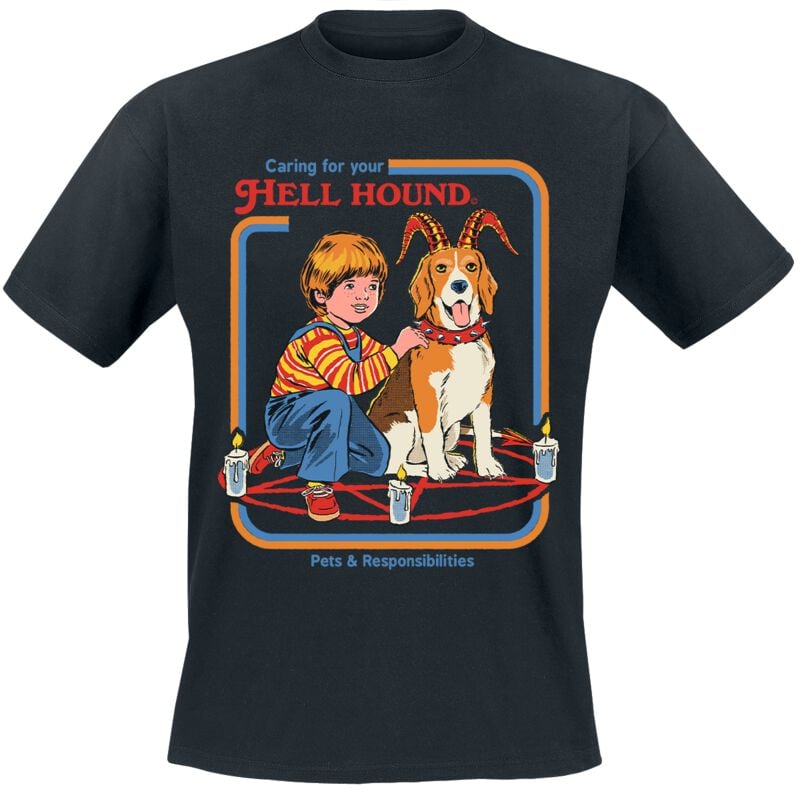 4068143224635 - Caring For Your Hell Hound T-Shirt schwarz in M